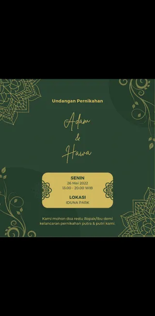 Cara Membuat Undangan Pernikahan di HP dengan Mudah 11 Screenshot 20220329 165120 Cara Membuat Undangan Pernikahan di HP dengan Mudah 9 Screenshot 20220329 165120
