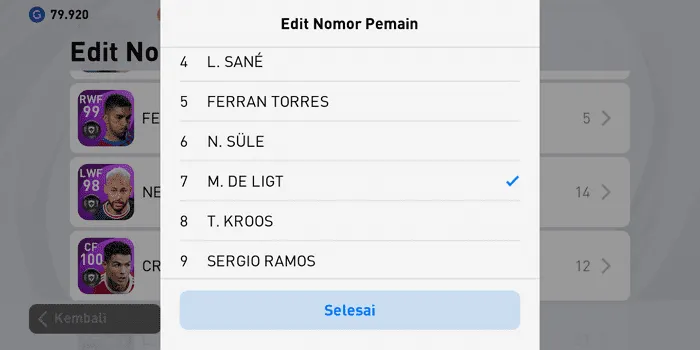 Screenshot 20220404 110851 Cara Mengganti Nomor Punggung Pemain di PES Mobile 2021 6 Screenshot 20220404 110851