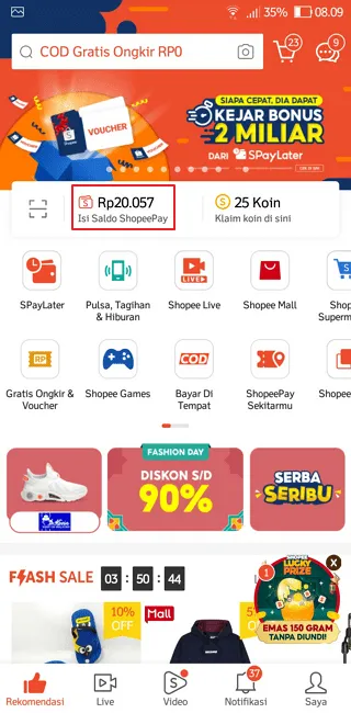 Cara Transfer Saldo ShopeePay ke Rekening Bank Kamu 3 Screenshot 20220412 080919 Cara Transfer Saldo ShopeePay ke Rekening Bank Kamu 1 Screenshot 20220412 080919