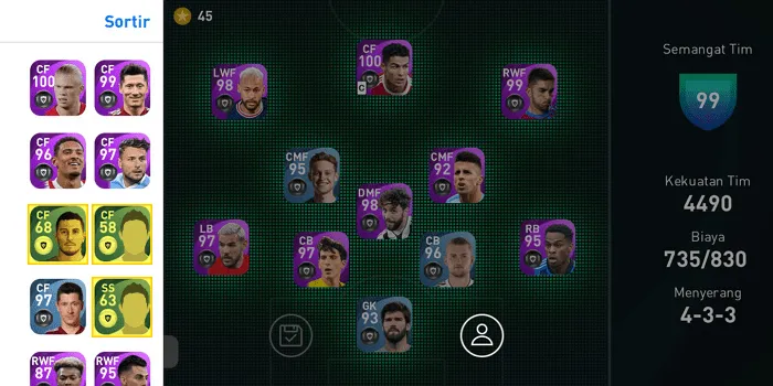 Cara Kosongkan Skuad PES Mobile 2021 Secara Keseluruhan 11 Screenshot 20220413 125505 Cara Kosongkan Skuad PES Mobile 2021 Secara Keseluruhan 9 Screenshot 20220413 125505