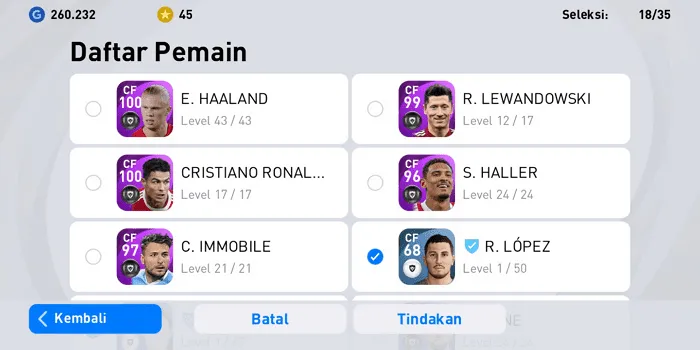 Cara Kosongkan Skuad PES Mobile 2021 Secara Keseluruhan 18 Screenshot 20220413 131517 Cara Kosongkan Skuad PES Mobile 2021 Secara Keseluruhan 16 Screenshot 20220413 131517