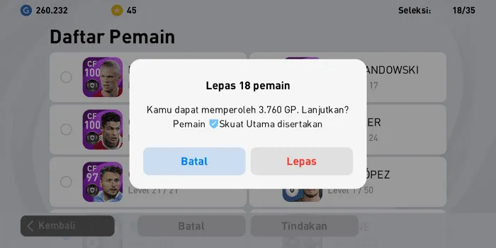 Cara Kosongkan Skuad PES Mobile 2021 Secara Keseluruhan 20 Screenshot 20220413 131535 Cara Kosongkan Skuad PES Mobile 2021 Secara Keseluruhan 18 Screenshot 20220413 131535