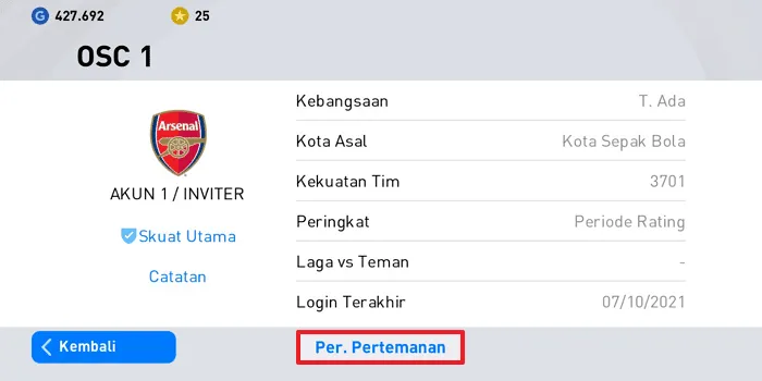 Cara Kirim Permintaan Pertemanan di PES Mobile 2021 8 Screenshot 20220423 143152 Cara Kirim Permintaan Pertemanan di PES Mobile 2021 6 Screenshot 20220423 143152