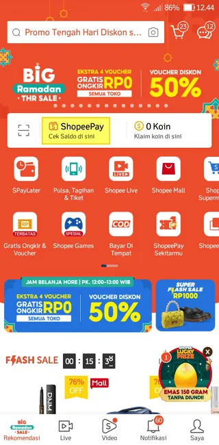 Cara Transfer Saldo ShopeePay Lewat Nomor Telepon 3 Screenshot 20220425 124425 Cara Transfer Saldo ShopeePay Lewat Nomor Telepon 1 Screenshot 20220425 124425