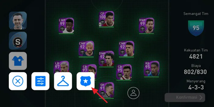 Screenshot 20220510 194606 Cara Mengetahui Komposisi Pemain Lawan di PES Mobile 2021 6 Screenshot 20220510 194606