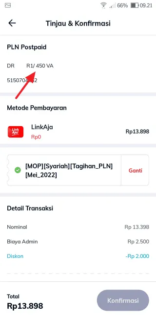 Screenshot 20220514 092154 4 Cara Mengetahui Daya Listrik Pascabayar dengan Mudah 12 Screenshot 20220514 092154