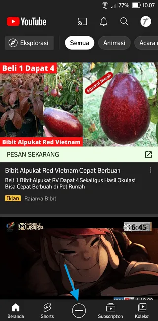 Cara Membuat Video Pendek YouTube Shorts di HP 3 Screenshot 20220519 100705 Cara Membuat Video Pendek YouTube Shorts di HP 1 Screenshot 20220519 100705