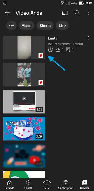 Cara Membuat Video Pendek YouTube Shorts di HP 12 Screenshot 20220519 1010388 Cara Membuat Video Pendek YouTube Shorts di HP 10 Screenshot 20220519 1010388
