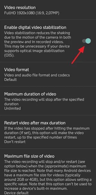 Screenshot 20220525 082944 Cara Setting Video Open Camera Agar Hasil Memuaskan 7 Screenshot 20220525 082944