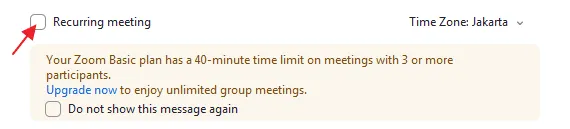Cara Membuat Jadwal Zoom Meeting di PC atau Laptop 8 recurring Cara Membuat Jadwal Zoom Meeting di PC atau Laptop 6 recurring
