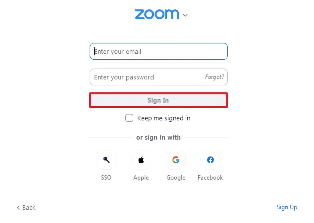 sign in Cara Buat Akun Zoom di PC atau Laptop dengan Mudah 10 sign in