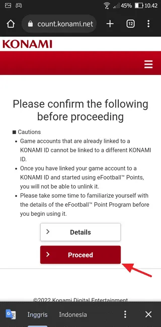 Screenshot 20220603 104222 Cara Menautkan Akun eFootball ke ID Konami Agar Data Aman 6 Screenshot 20220603 104222