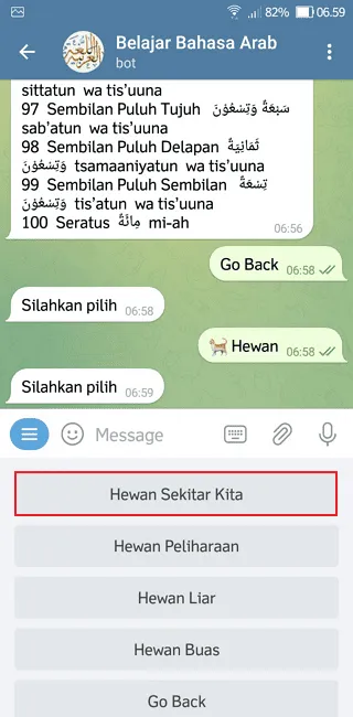 Screenshot 20220616 065909 Cara Belajar Bahasa Arab di Aplikasi Telegram dengan Mudah 10 Screenshot 20220616 065909