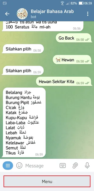 Screenshot 20220616 065924 Cara Belajar Bahasa Arab di Aplikasi Telegram dengan Mudah 11 Screenshot 20220616 065924