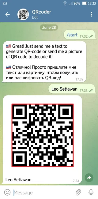 Screenshot 20220628 173335 Cara Mengubah Teks Menjadi Kode QR di Aplikasi Telegram 6 Screenshot 20220628 173335