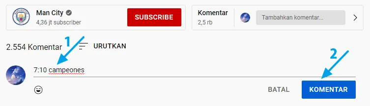 campeones Cara Membuat Timestamp Komentar YouTube dengan Mudah 2 campeones