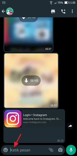 2 Cara Menulis Arab di Aplikasi WhatsApp dengan Mudah 12 Screenshot 20220702 110550 2 Cara Menulis Arab di Aplikasi WhatsApp dengan Mudah 10 Screenshot 20220702 110550