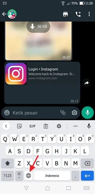 2 Cara Menulis Arab di Aplikasi WhatsApp dengan Mudah 13 Screenshot 20220702 110557 2 Cara Menulis Arab di Aplikasi WhatsApp dengan Mudah 11 Screenshot 20220702 110557