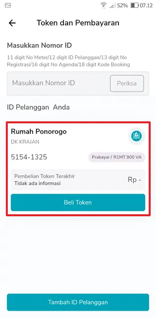 Screenshot 20220709 071212 Cara Melihat Riwayat Pembayaran Listrik di PLN Mobile 12 Screenshot 20220709 071212