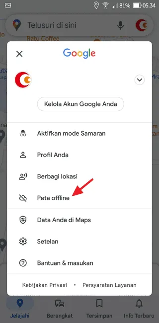 Cara Menggunakan Aplikasi Google Maps Secara Offline 4 Screenshot 20220712 053436 Cara Menggunakan Aplikasi Google Maps Secara Offline 2 Screenshot 20220712 053436
