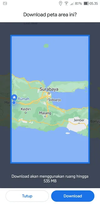 Cara Menggunakan Aplikasi Google Maps Secara Offline 7 Screenshot 20220712 053546 Cara Menggunakan Aplikasi Google Maps Secara Offline 5 Screenshot 20220712 053546