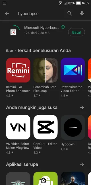 Screenshot 20220714 160530 Cara Buat Video Hyperlapse dengan Mudah dan Cepat 3 Screenshot 20220714 160530