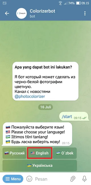 Screenshot 20220716 091531 Cara Ubah Foto Hitam Putih Menjadi Berwarna di Telegram 4 Screenshot 20220716 091531