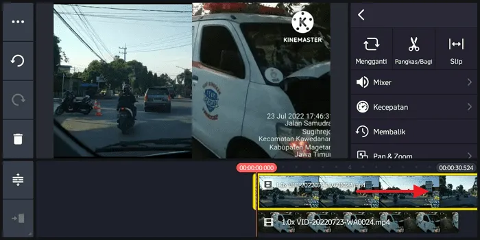 Screenshot 20220726 122934 Cara Menggabungkan 2 Video Menjadi 1 Layar di Kinemaster 15 Screenshot 20220726 122934