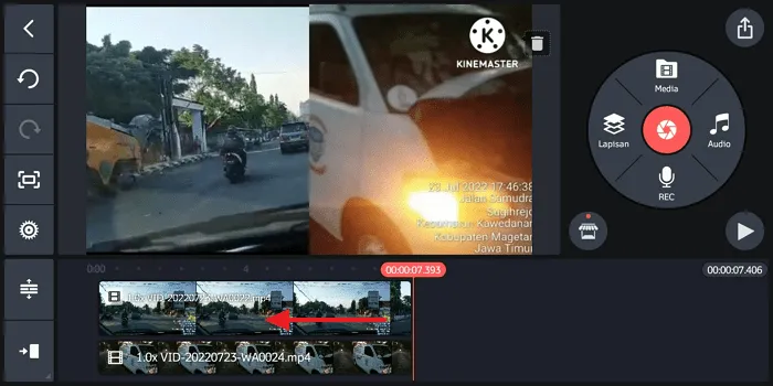 Screenshot 20220726 123231 Cara Menggabungkan 2 Video Menjadi 1 Layar di Kinemaster 18 Screenshot 20220726 123231