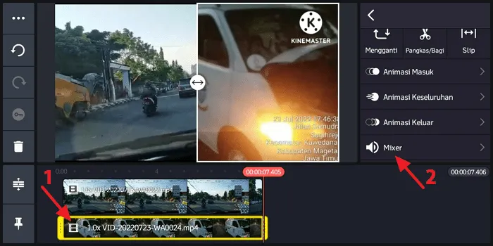 Screenshot 20220726 124302 Cara Menggabungkan 2 Video Menjadi 1 Layar di Kinemaster 23 Screenshot 20220726 124302