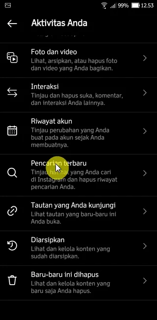 Screenshot 20220728 125343 3 Cara Menghapus Riwayat Pencarian Instagram dengan Mudah 11 Screenshot 20220728 125343