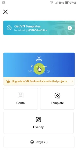 Screenshot 20220731 070612 Cara Cepat Mengubah Aspek Rasio Video di Aplikasi VN 2 Screenshot 20220731 070612