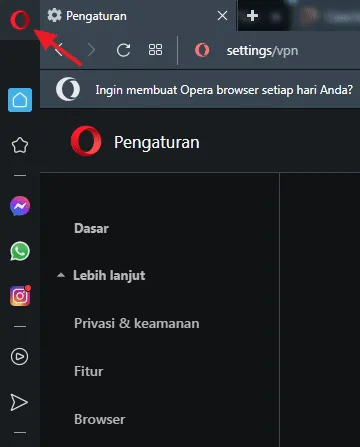 Cara Instal Ekstensi Chrome di Opera dengan Mudah 3 buka opera Cara Instal Ekstensi Chrome di Opera dengan Mudah 1 buka opera