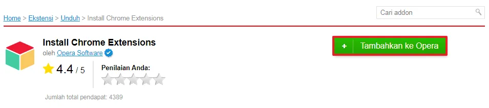 Cara Instal Ekstensi Chrome di Opera dengan Mudah 7 tambahkan ke opera Cara Instal Ekstensi Chrome di Opera dengan Mudah 5 tambahkan ke opera