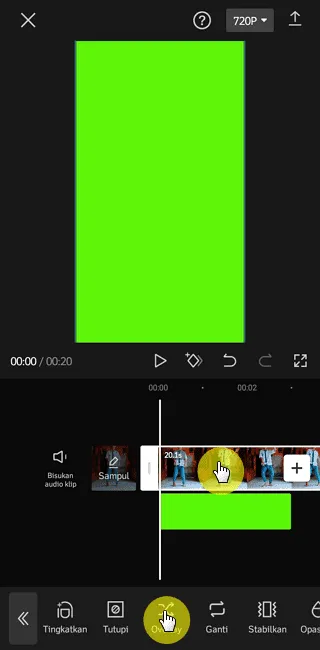 Cara Ubah Background Video Menjadi Green Screen di CapCut 19 Screenshot 20220805 094406 Cara Ubah Background Video Menjadi Green Screen di CapCut 17 Screenshot 20220805 094406
