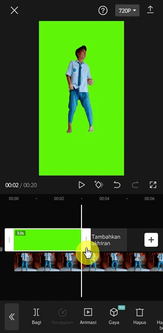 Cara Ubah Background Video Menjadi Green Screen di CapCut 30 Screenshot 20220805 094655 Cara Ubah Background Video Menjadi Green Screen di CapCut 28 Screenshot 20220805 094655