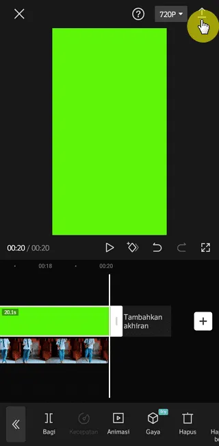 Cara Ubah Background Video Menjadi Green Screen di CapCut 31 Screenshot 20220805 094828 Cara Ubah Background Video Menjadi Green Screen di CapCut 29 Screenshot 20220805 094828