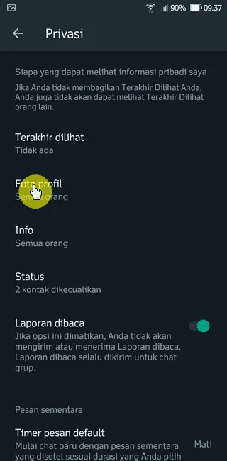 Cara Sembunyikan Foto Profil WhatsApp dari Kontak Tertentu 7 Screenshot 20220812 093705 Cara Sembunyikan Foto Profil WhatsApp dari Kontak Tertentu 5 Screenshot 20220812 093705