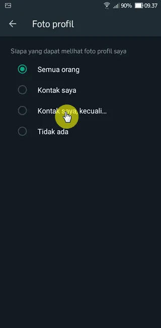 Cara Sembunyikan Foto Profil WhatsApp dari Kontak Tertentu 8 Screenshot 20220812 093718 Cara Sembunyikan Foto Profil WhatsApp dari Kontak Tertentu 6 Screenshot 20220812 093718