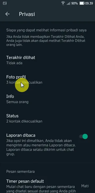 Cara Sembunyikan Foto Profil WhatsApp dari Kontak Tertentu 11 Screenshot 20220812 093916 Cara Sembunyikan Foto Profil WhatsApp dari Kontak Tertentu 9 Screenshot 20220812 093916