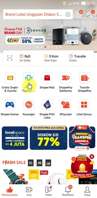 Cara Mudah Cek Tagihan Air PDAM di Aplikasi Shopee 3 Screenshot 20220813 161054 Cara Mudah Cek Tagihan Air PDAM di Aplikasi Shopee 1 Screenshot 20220813 161054