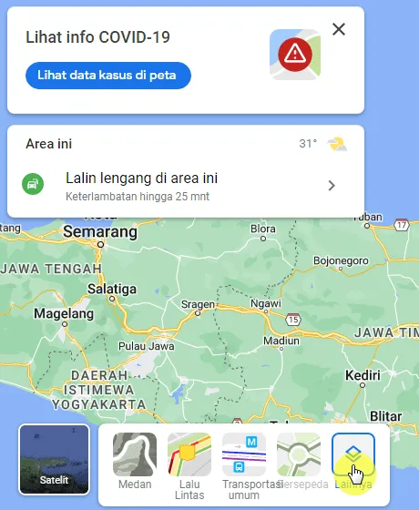 klik more Cara Ganti Tahun Google Maps untuk Melihat Tempat Masa Lalu 3 klik more