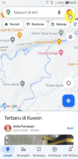 Screenshot 20220902 084951 Cara Share Lokasi di Google Maps Secara Real-Time 1 Screenshot 20220902 084951