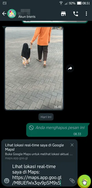 Screenshot 20220902 085201 Cara Share Lokasi di Google Maps Secara Real-Time 9 Screenshot 20220902 085201