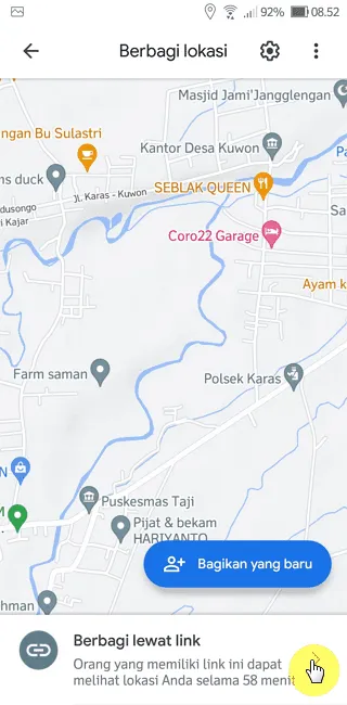 Screenshot 20220902 085259 Cara Share Lokasi di Google Maps Secara Real-Time 11 Screenshot 20220902 085259