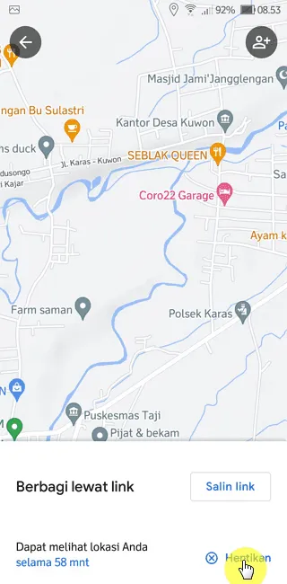 Screenshot 20220902 085309 Cara Share Lokasi di Google Maps Secara Real-Time 12 Screenshot 20220902 085309