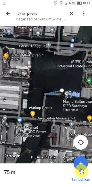 Screenshot 20220912 104346 Cara Mengukur Jarak di Google Maps dengan Mudah 8 Screenshot 20220912 104346