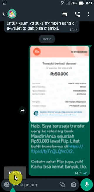 Cara Kirim Teks Terbalik di WhatsApp Tanpa Aplikasi 9 Screenshot 20220915 184401 Cara Kirim Teks Terbalik di WhatsApp Tanpa Aplikasi 7 Screenshot 20220915 184401