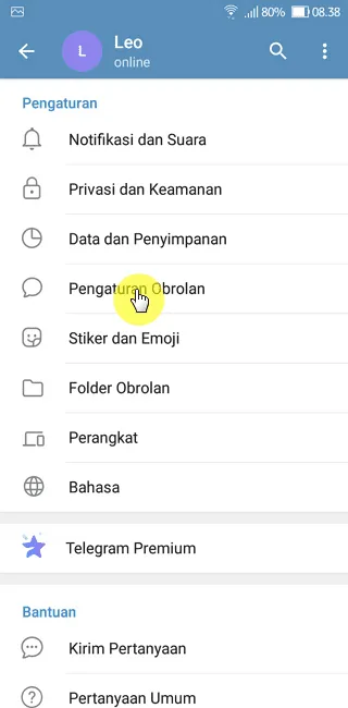 Cara Membuat Jadwal Otomatis Dark Mode di Aplikasi Telegram 5 Screenshot 20220922 083815 Cara Membuat Jadwal Otomatis Dark Mode di Aplikasi Telegram 3 Screenshot 20220922 083815