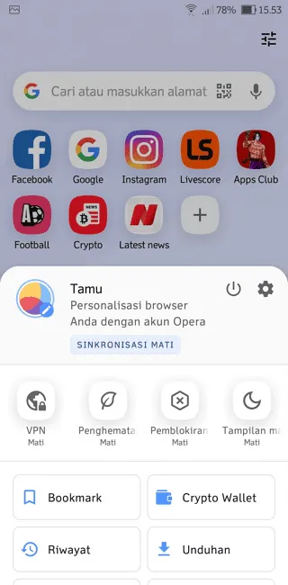 Cara Aktifkan VPN di Aplikasi Opera Kurang dari 1 Menit 7 Screenshot 20220923 155324 Cara Aktifkan VPN di Aplikasi Opera Kurang dari 1 Menit 5 Screenshot 20220923 155324